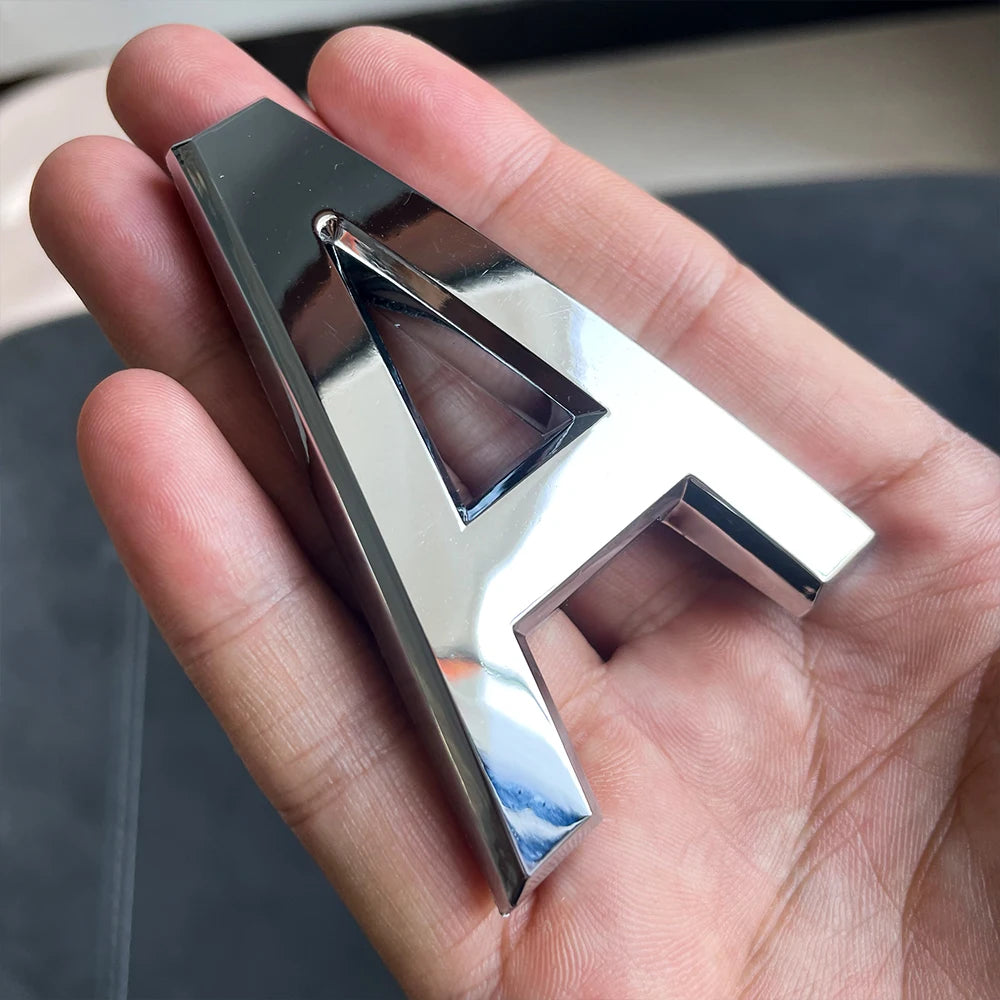 5/7CM Silver House Digital Number 0-9 Letter