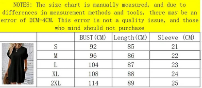 Casual Knit T-Shirt with Heart  Print Crew dress