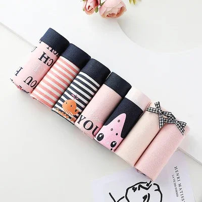 Soft Cotton Underwear Sexy Mid Waist Lingerie