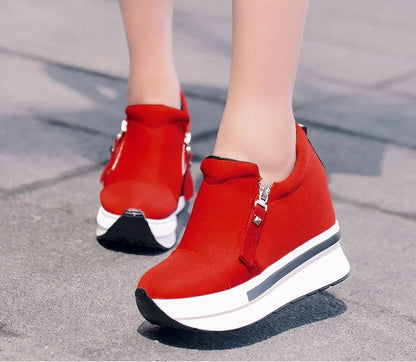 Casual Hidden Heel Canvas Sneaker