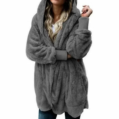 Double-faced Fur Fleece Faux Fur Thick Coat