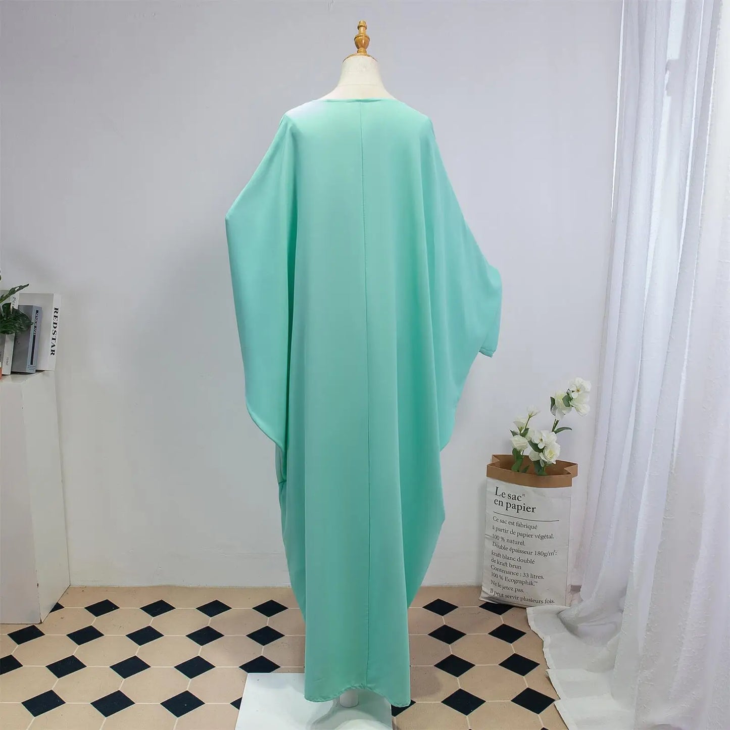 Two Pieces Muslim Abaya Jilbab Islamic