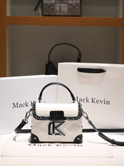 Square Leather Crossbody Bag