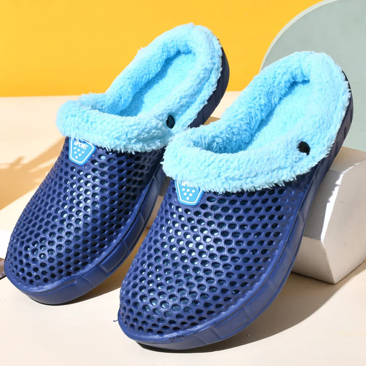 Cotton Warm Plus Velvet Thickened Slippers