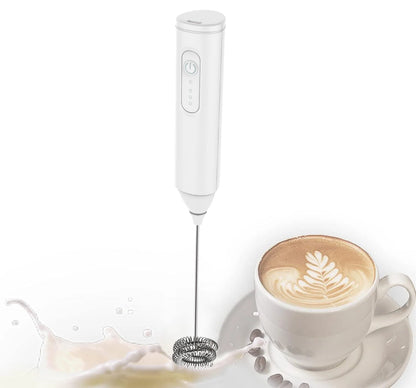 Milk Frother USB Rechargeable 3 Speeds Foam Maker