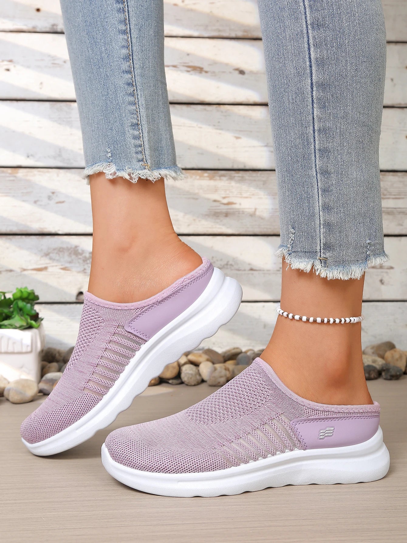 Breathable Youth Style Footwear Stylish Half Sneakers