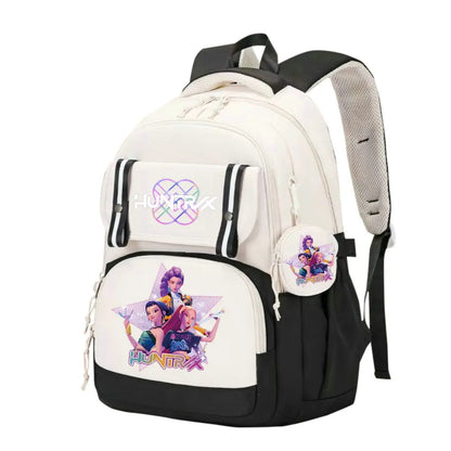 KPop Demon Hunters School Bag Backpack Zipper Bookbag