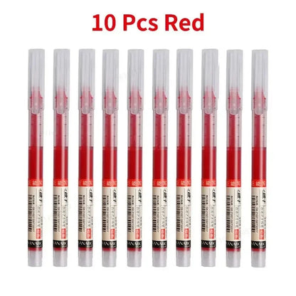 10 Pcs Color Gel pens Quick Drying Large Capacity Marking Drawing