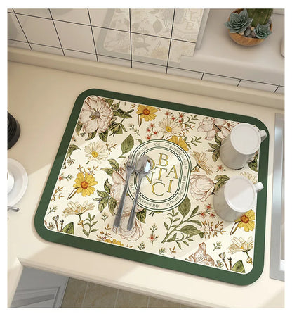 Super Antiskid Large Absorbent Draining Mat