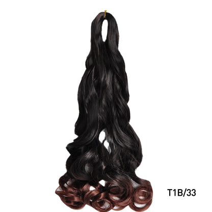 French Curls Braiding Hair 24Inch Hair Extensions