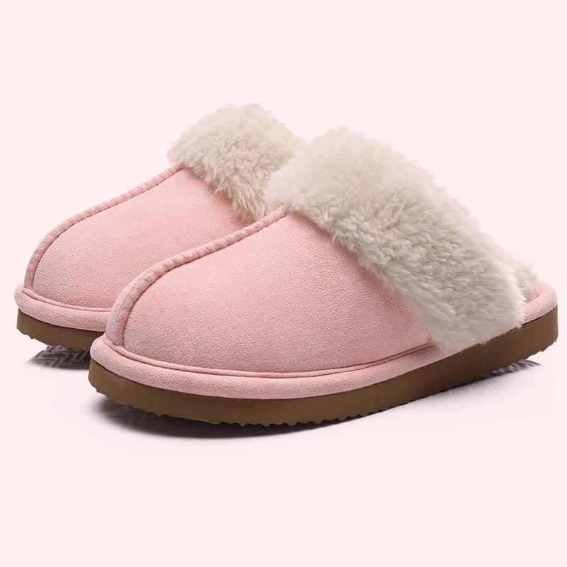 Crestar Winter Home Warm Comfortable Fur Slippers