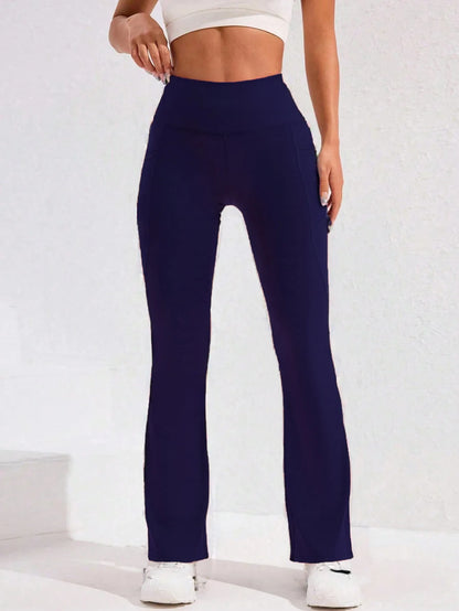 High Waist Flare Leg Yoga Pants