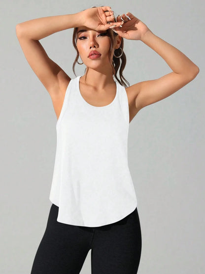stitched letters quick-drying sports vest