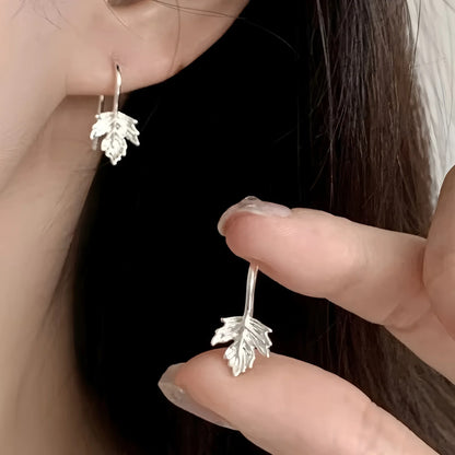 925 Sterling Silver Frosting Hoop Earrings