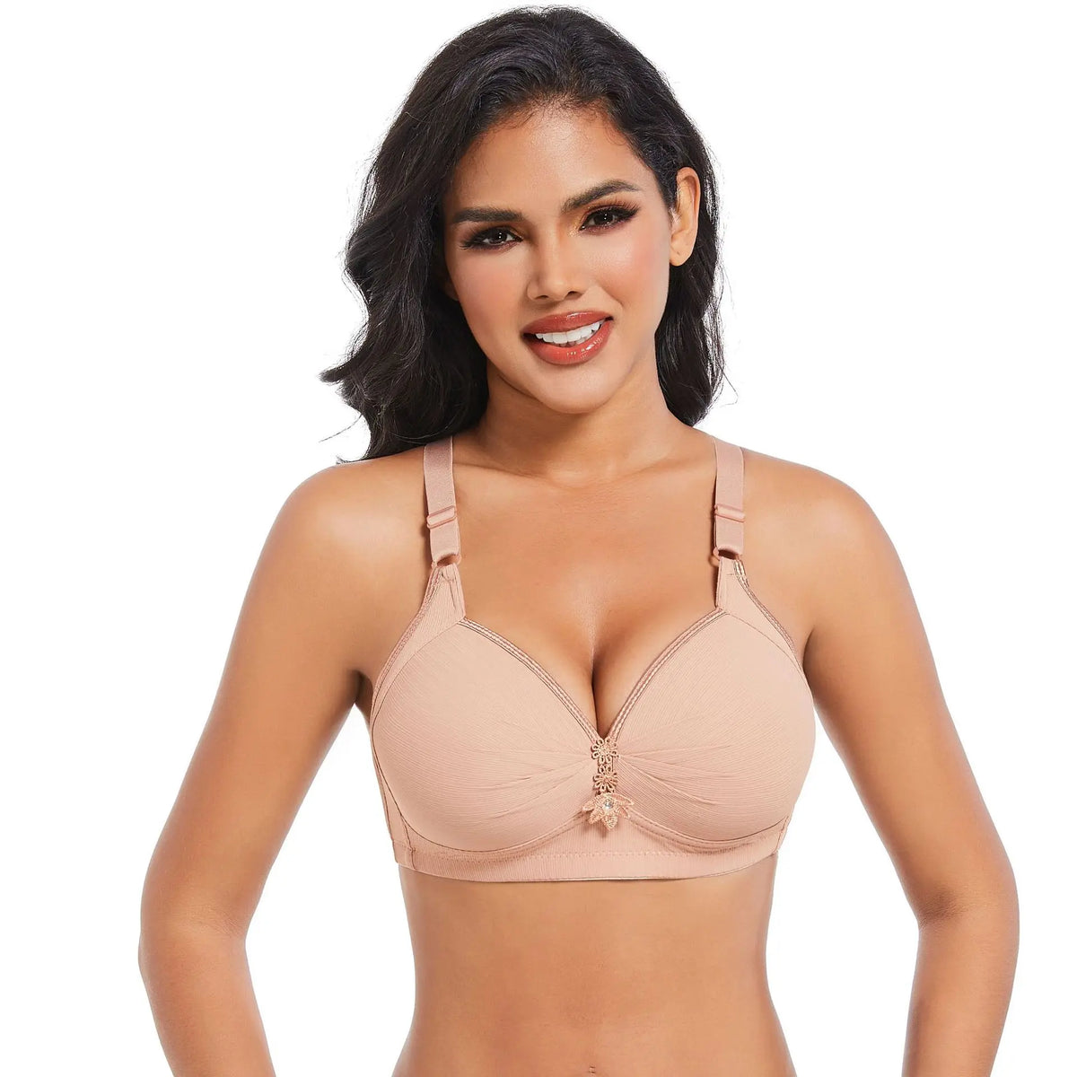 Soft Stretch Daily Thin Molded Cup Brassiere Shaping Bra