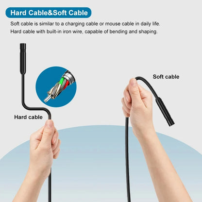 iOS Endoscope Camera for iOS System HD 960P Inspection Sewer Borescope Camera