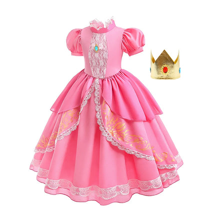 Fancy Puff Sleeves Costume Cosplay Dress