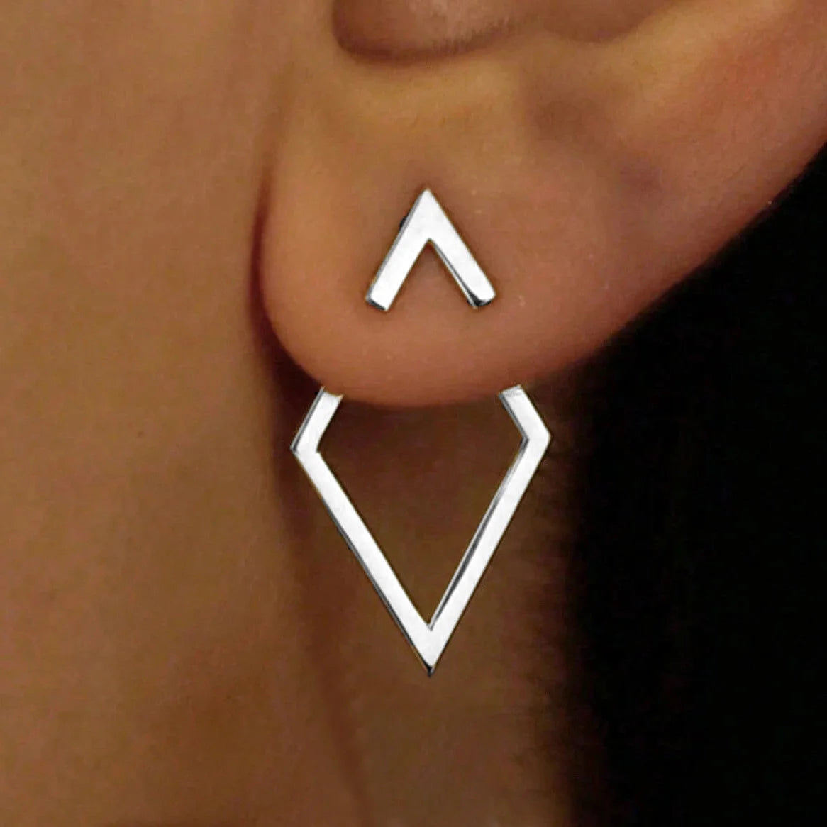 Geometric Drop Earring Jewelry