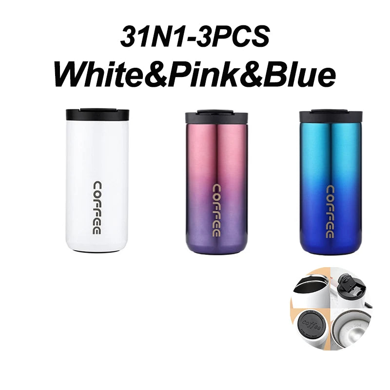 400ML Stainless Steel Coffee Thermos Bottle Thermal Mug