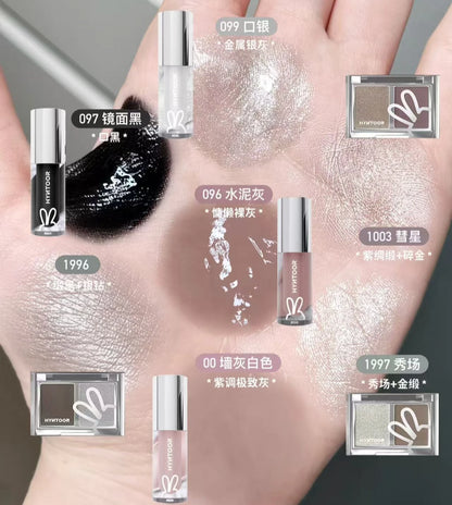Playful Rebellious Lip Gloss Planet  Mouth Black Mouth Silver Mouth Gray Lip Oil Mirror Water Gloss