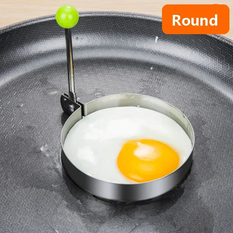Stainless Steel Fried Egg Mold Heart Pancake Maker