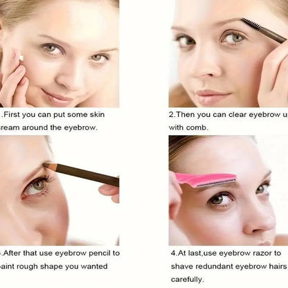 3/5/6/10/12 Piece Multi-Purpose Eyebrow Shaver Set