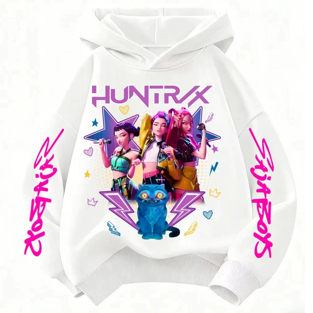 Sky Blue Sweatshirt  Hunter Rumi Derpy Cartoon Warm Thick Hoodie