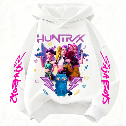 Sky Blue Sweatshirt  Hunter Rumi Derpy Cartoon Warm Thick Hoodie