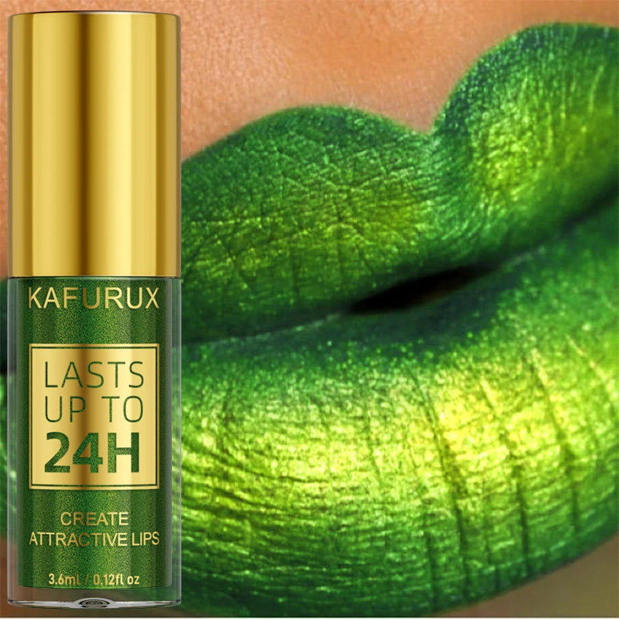 3 Colors Smoky Green Waterproof Lipstick