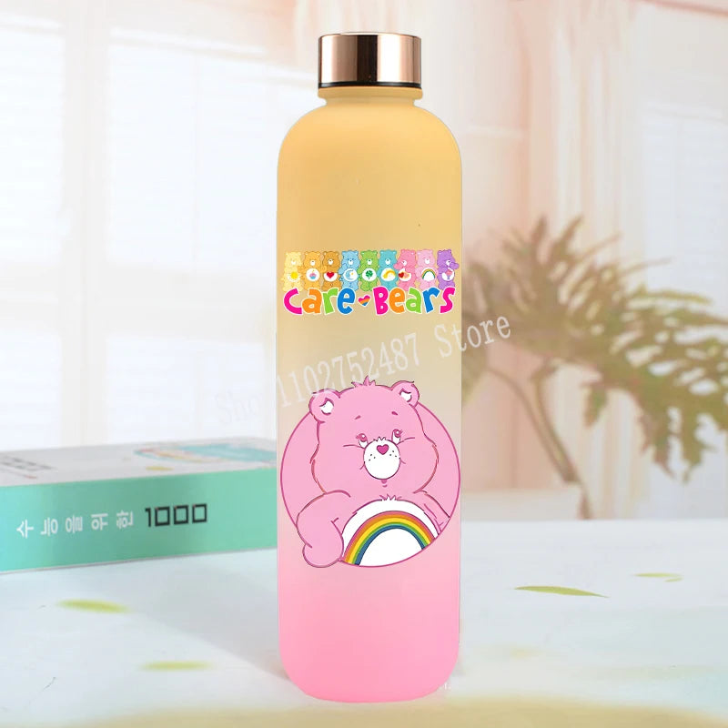 Cute Care Bears Water Bottle Outdoor Sports Kawaii Cup