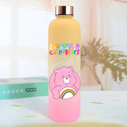 Cute Care Bears Water Bottle Outdoor Sports Kawaii Cup