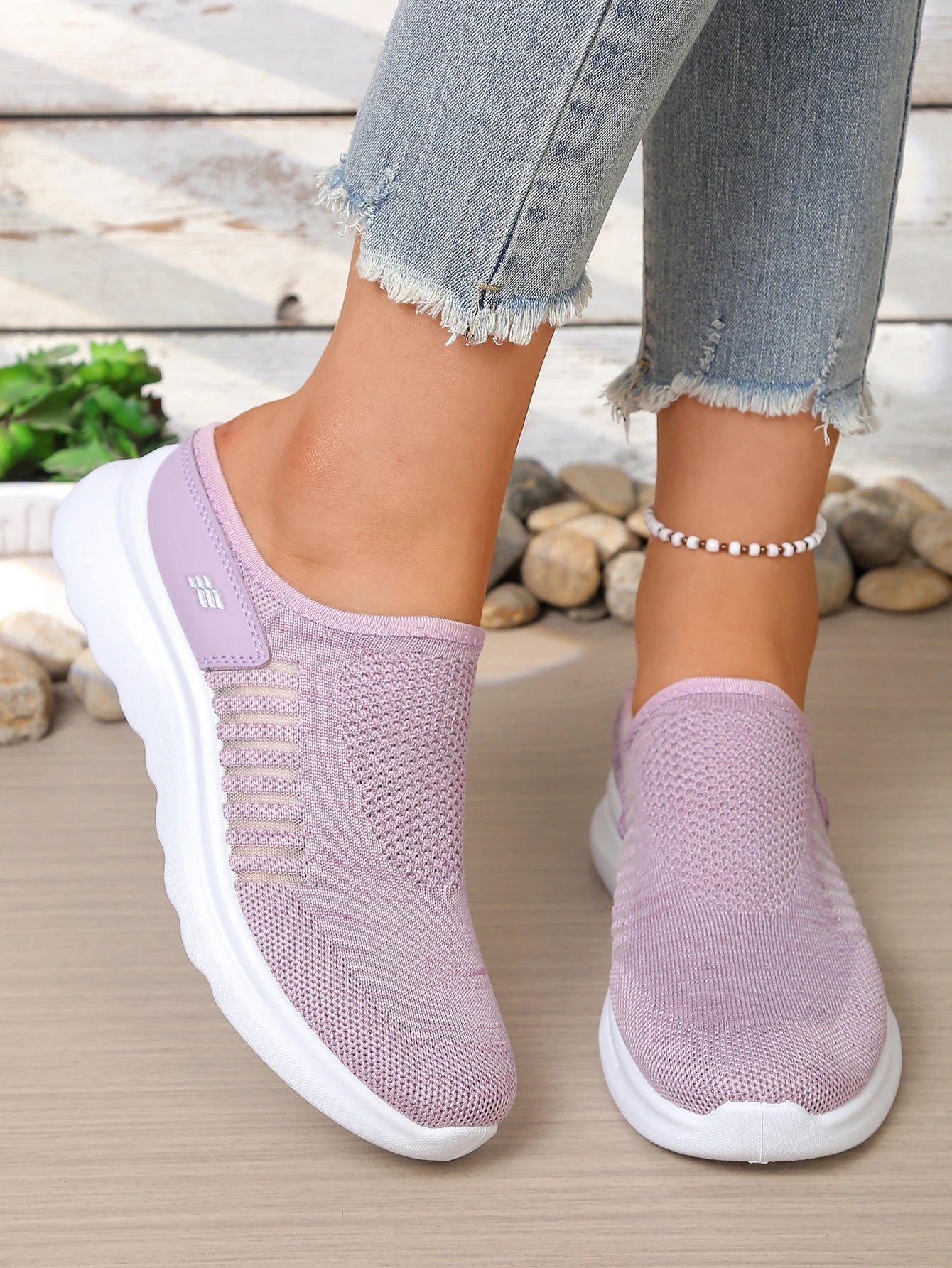 Breathable Youth Style Footwear Stylish Half Sneakers