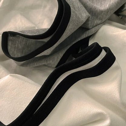 3pcs Mid Waist Japanese Pure Cotton Lingerie