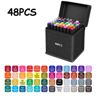 24/48/80/120/168/262 Colors Professional Drawing Markers