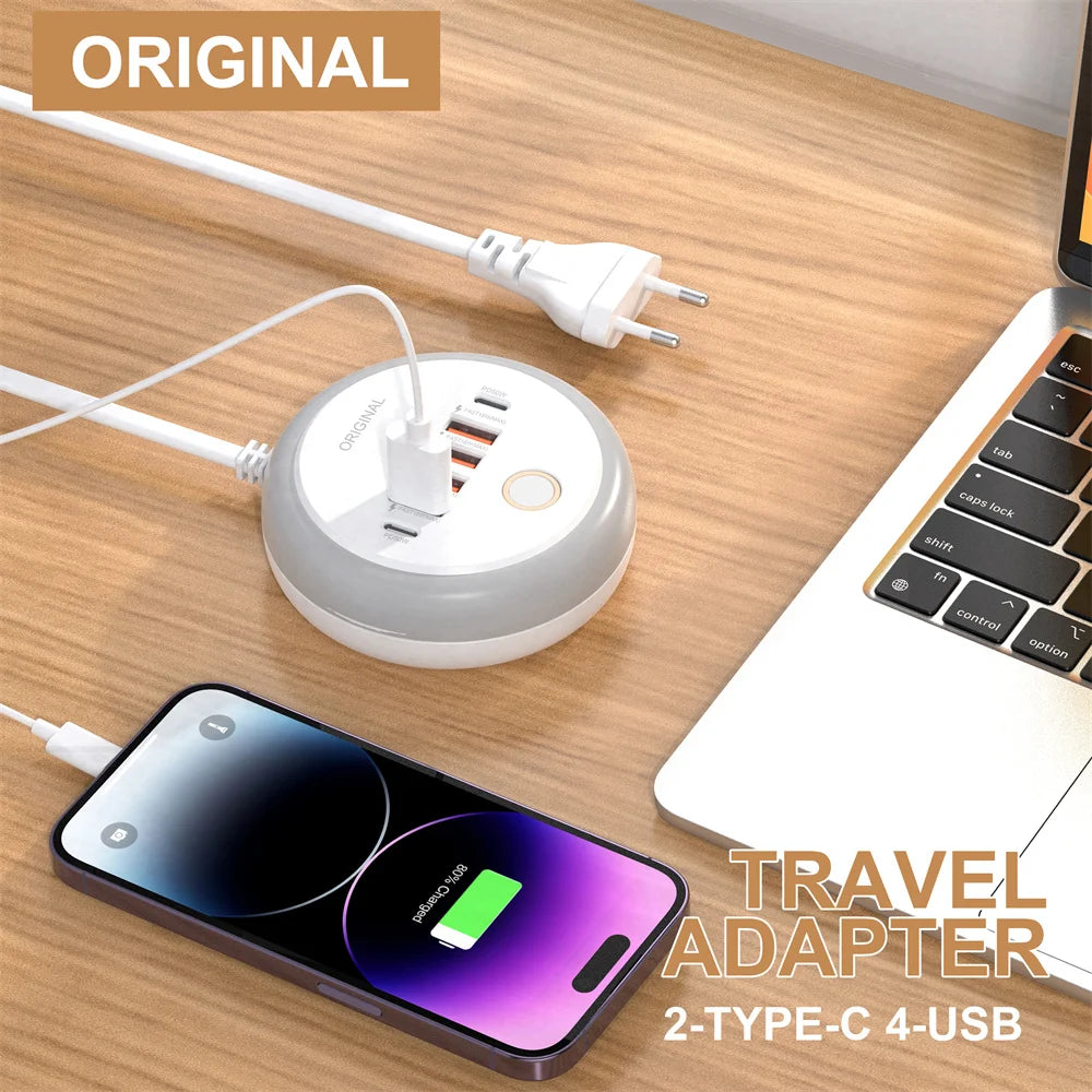 Multi Ports PD Type C Fast Charging Wall Charger