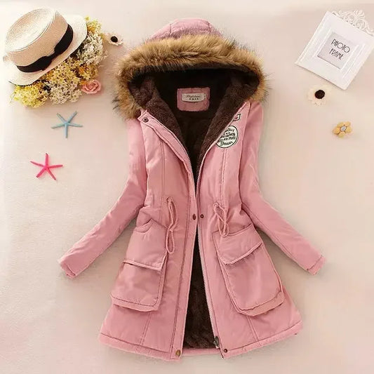 Cotton Jacket Padded Casual Slim Coat