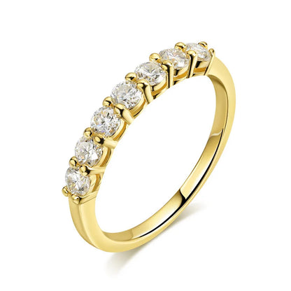 DANA 0.7CT 3mm Gemstone Moissanite Rings