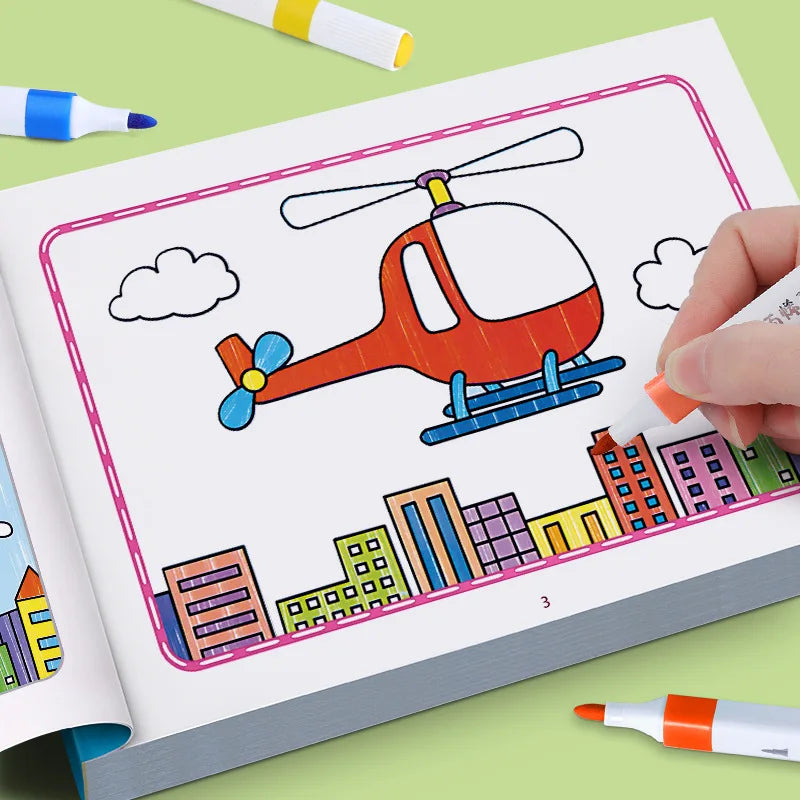 Cartoon Animal Drawing Book Children's Coloring Book