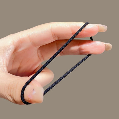 100pcs/lot Hair Bands Scrunchie Solid Color Elastic Rubber