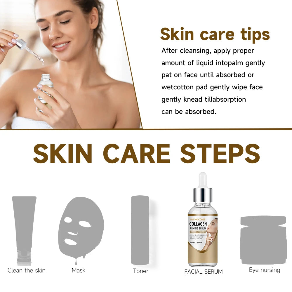 Set de crema hidratante e iluminadora con colágeno