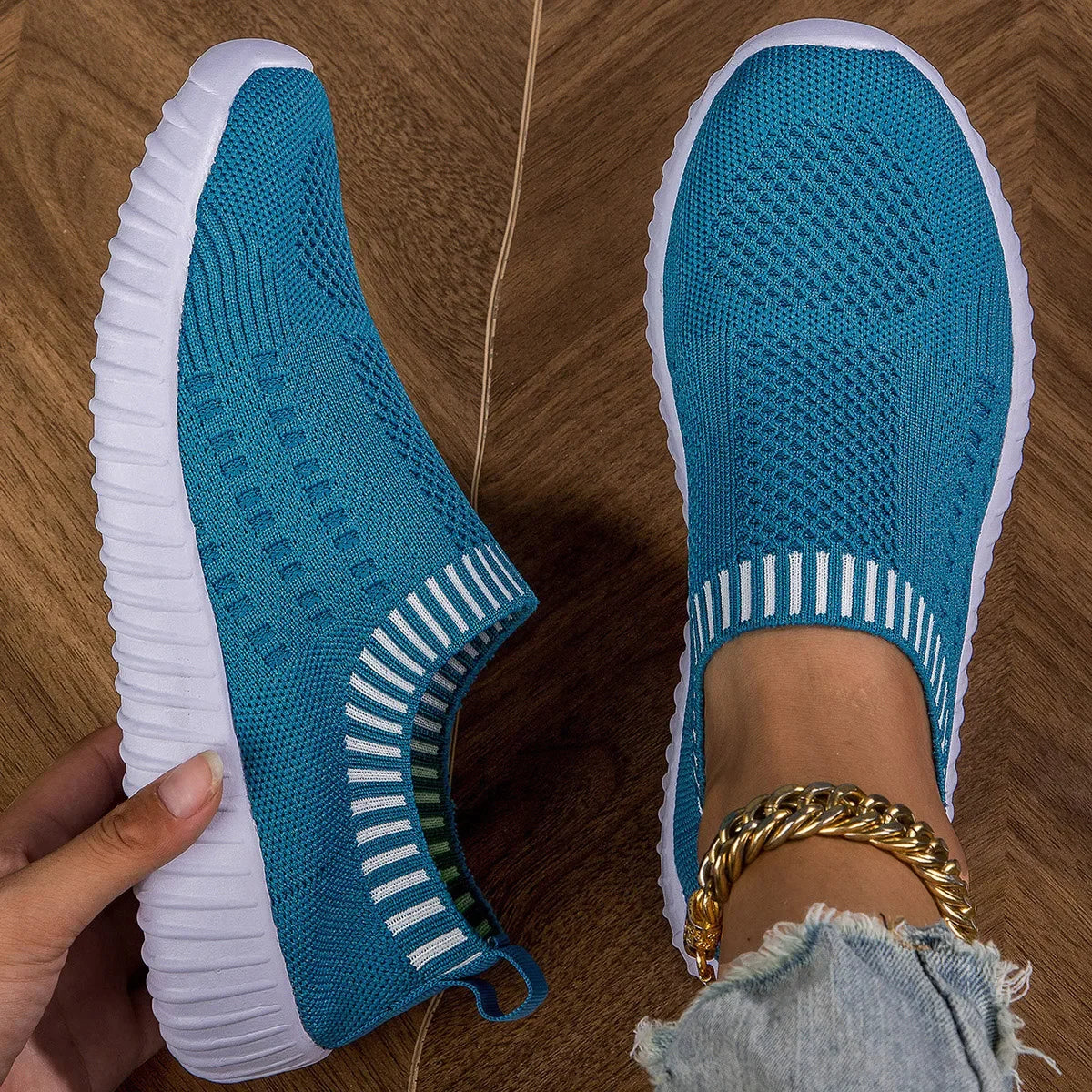 Breathable Knit Lightweight Mesh Sneakers