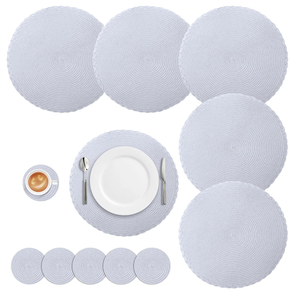 Dining Table 34cm Woven Heat Resistant Place Mats