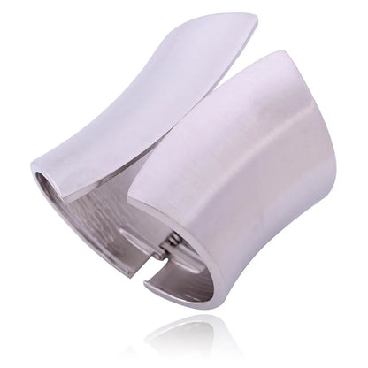Punk Hiphop Wide Asymmetric Bangles Bracelet