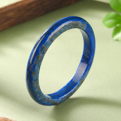 Natural Lapis Lazuli Tianshan Jade Bangle Imperial Blue Afghan Stone Bangle Genuine Gemstone Bracelets