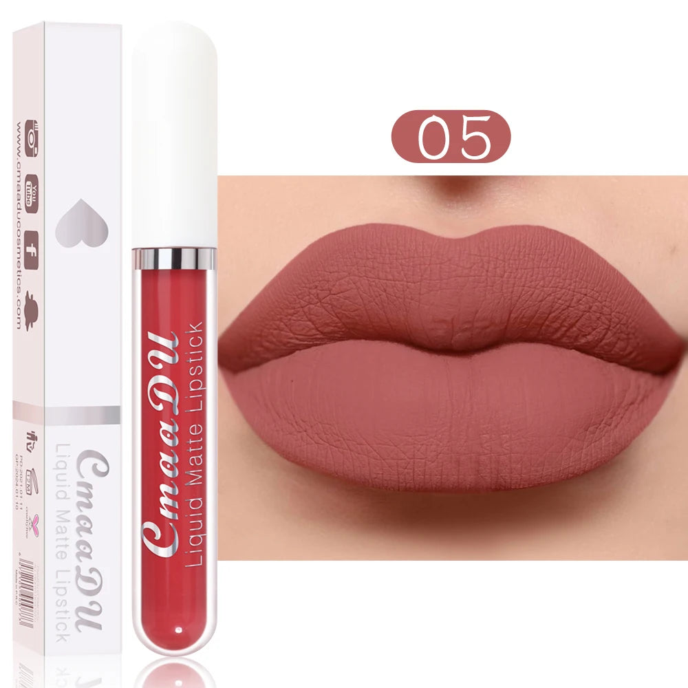 1 Pcs Matte Lip Gloss Liquid Lipstick Waterproof