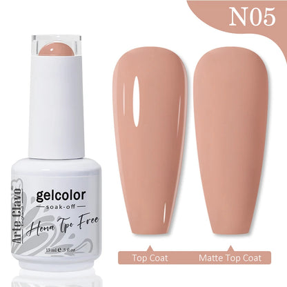 Red Brown Color Gel Nail Polish