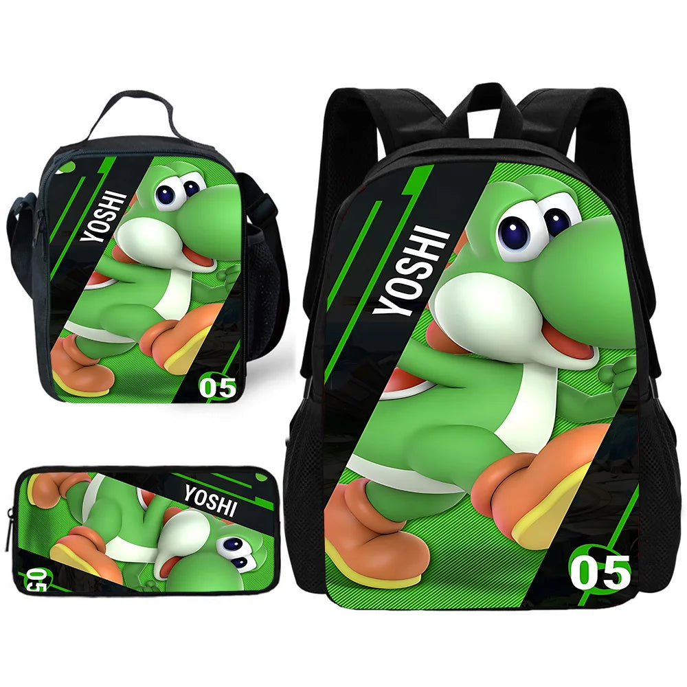 Anime Game Crazy M-M-Marios Backpack School Bags