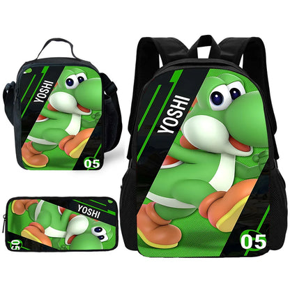 Anime Game Crazy M-M-Marios Backpack School Bags
