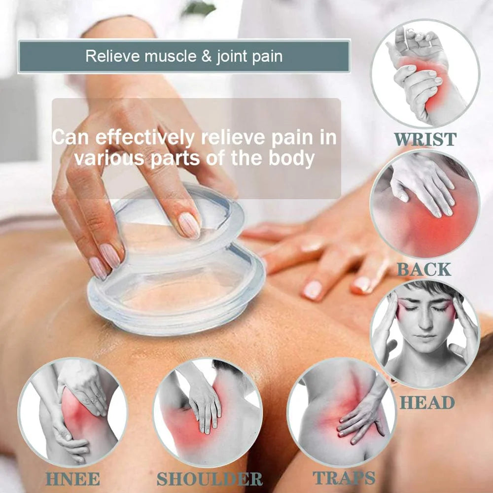 Silicone Cupping Professional Massage Set