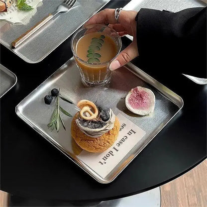 Stainless Steel Rectangular Plate Trays